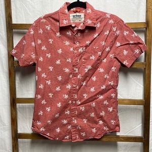 💙 Octopus pattern short sleeve button up